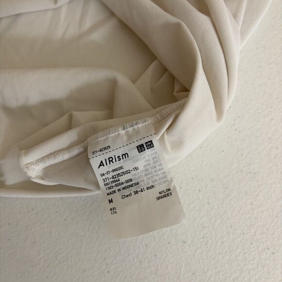 Uniqlo T-Shirt Women's Medium Sheer Airism Short Sleeve Mesh Top Athletic - Picture 8 of 9